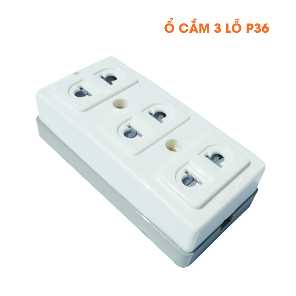 Ổ cắm 3 lỗ P36