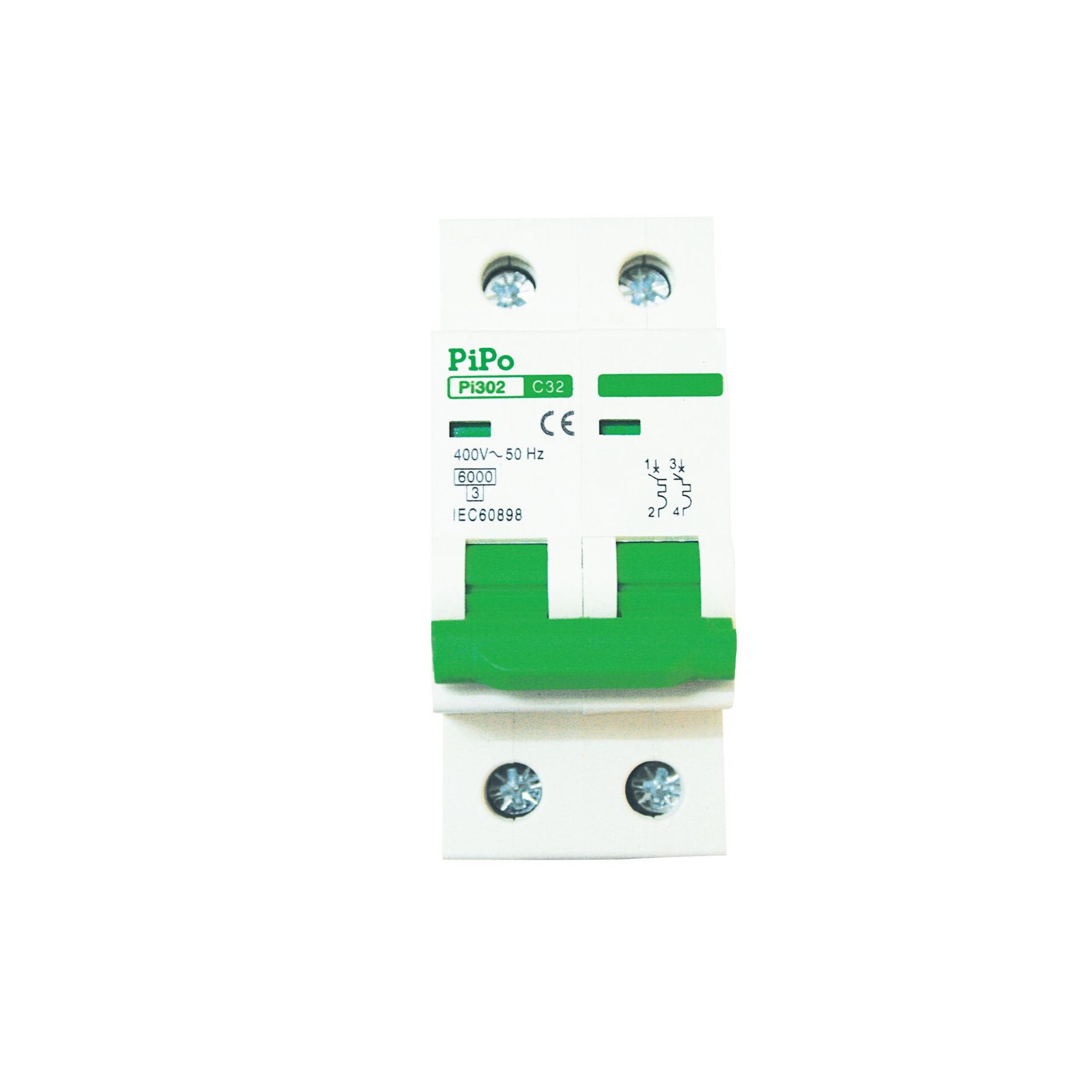 CB Tép PIPO PI302-2P-63A